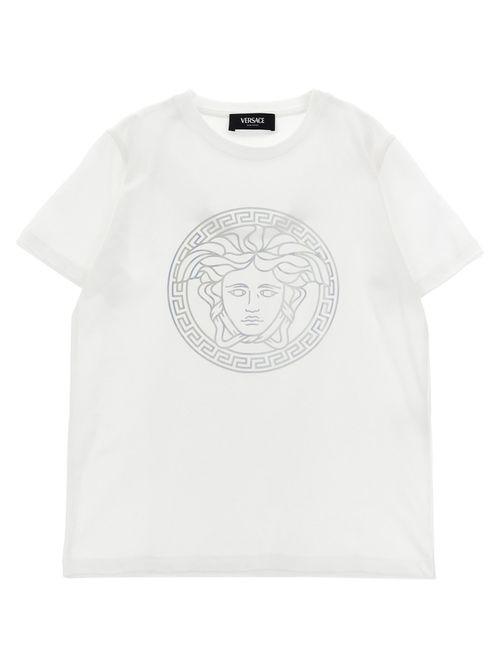 Boys White Graphic T-Shirt