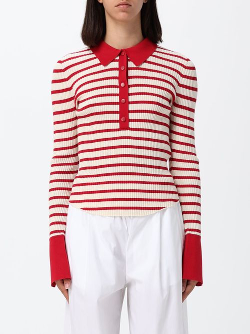 Polo Shirt Woman color Red