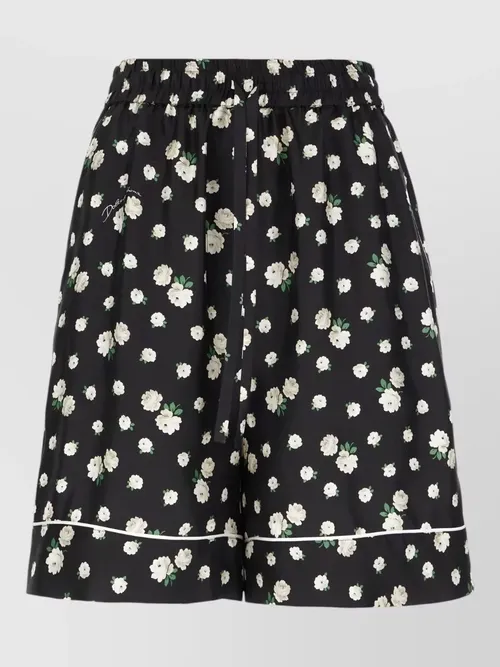 Dolce&Gabbana - relaxed shorts elastic waistband floral piping