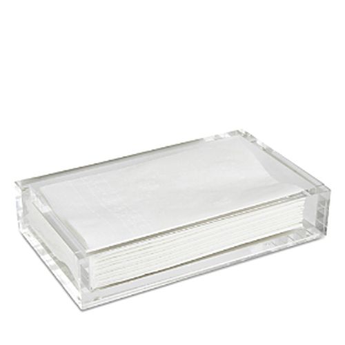 Clear Lucite Guest Towel Tray