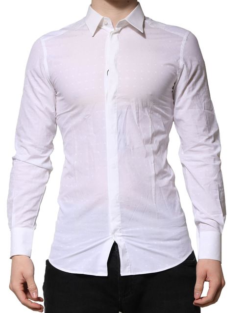 Cotton Formal Dress Shirt — White