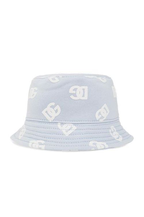 Dolce & Gabbana Kids All-Over DG Logo Printed Bucket Hat