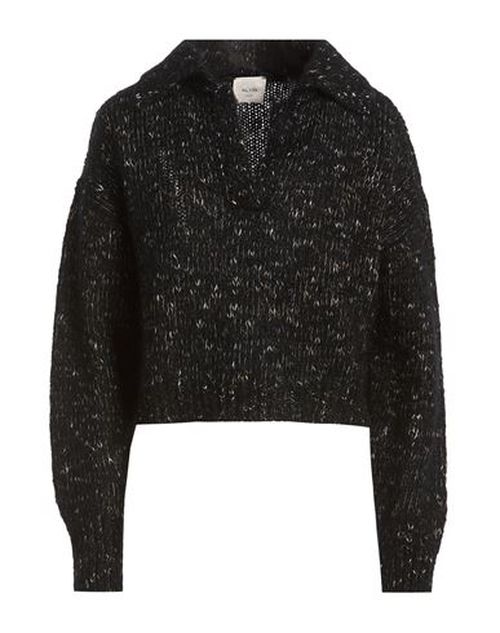 Crème Woman Sweater Black Size M Wool, Virgin Wool, Cotton
