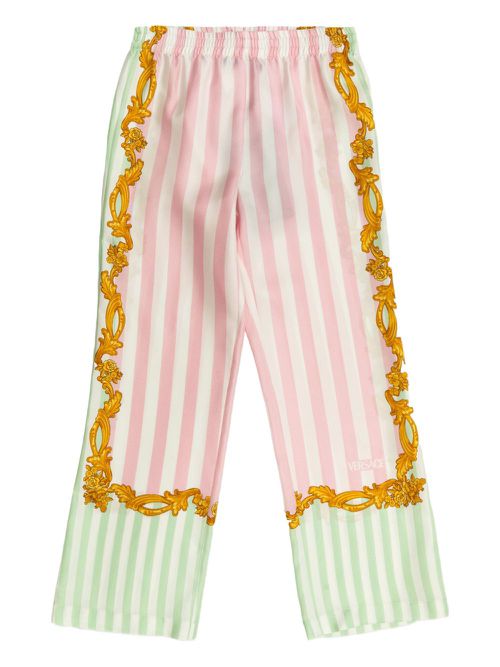 Barocco Pinstripe trousers - Pink