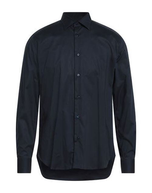 Man Shirt Midnight blue Size 15 ½ Cotton, Elastane
