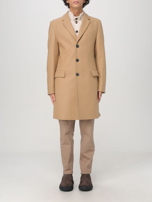 Coat Men color Beige