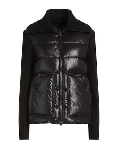Woman Puffer Black Size 10 Polyamide, Wool
