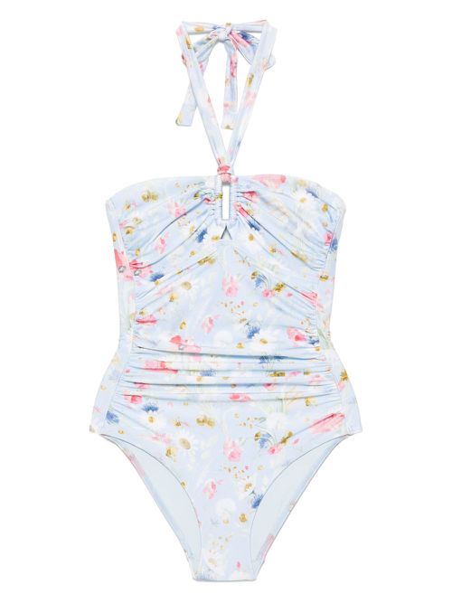 ZIMMERMANN Lucky Wide Link swimsuit - Blue