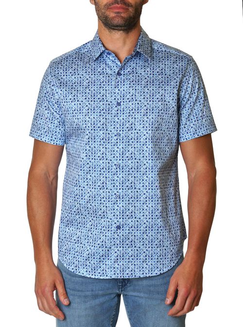 Robert Graham Robert Graham Atkins Short Sleeve Button Down Shirt