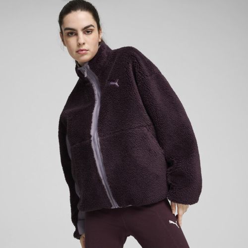 PUMA Reversible Women's Sherpa Jacket in Purple