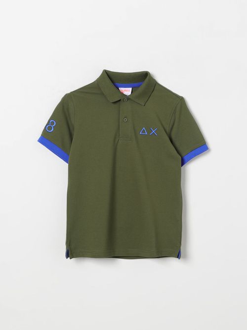 Polo Shirt Kids color Green