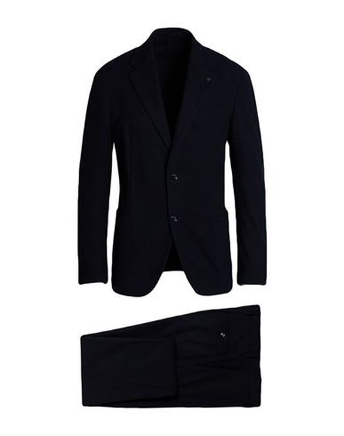 Man Suit Midnight blue Size 40 Polyester, Viscose, Elastane