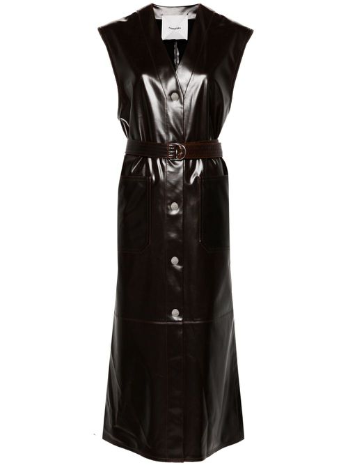 Rainey sleeveless coat - Brown