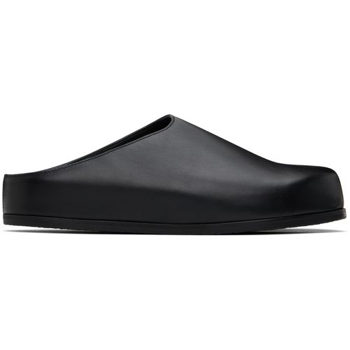 Black Wearing Clog Loafers