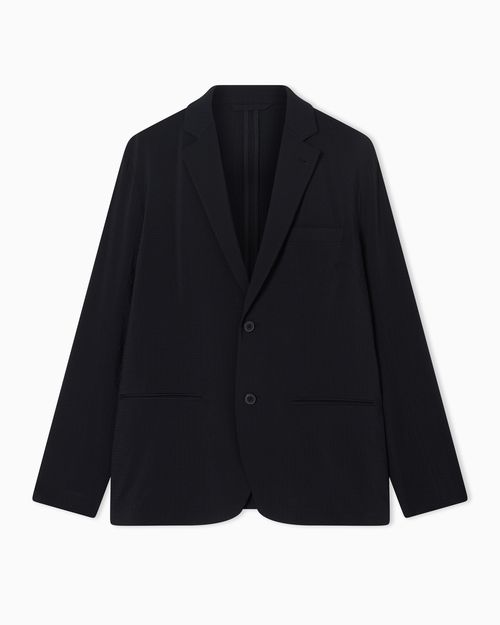 Casual Stretch Lyocell Silk Effect Jacket