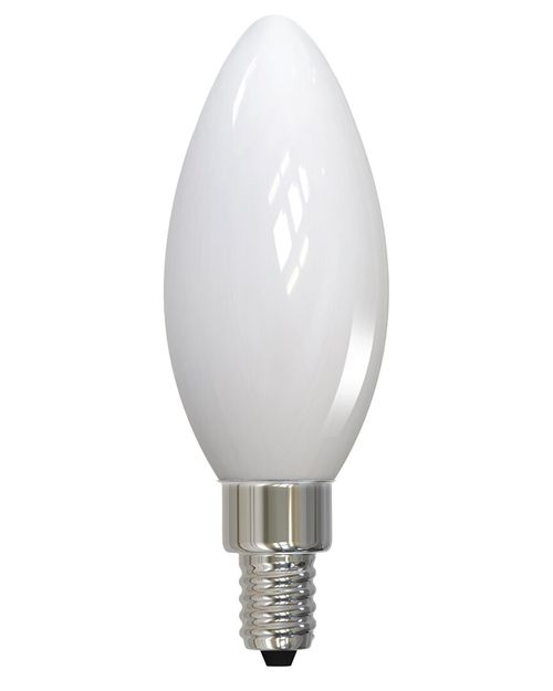 Pack Of 4-4.5 Watt Dimmable Milky Filament B11 Candelabra (E12) LED Bulb