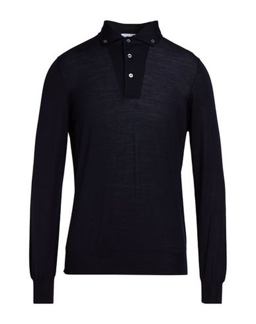 Man Sweater Midnight blue Size 40 Virgin Wool
