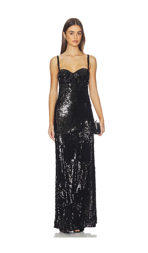 L'AGENCE Sayla Bias Cut Maxi Dress in Black. 8. Also , 2