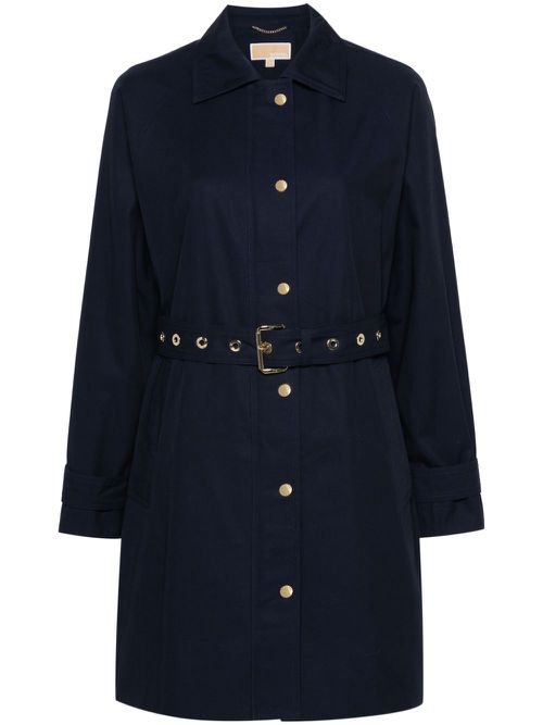 Mid-length trench coat - Blue