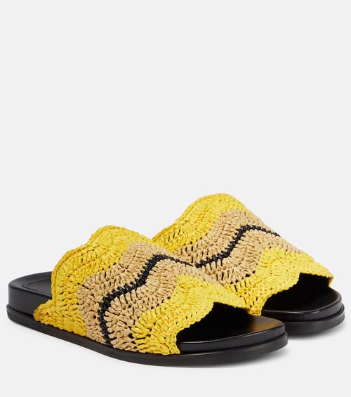 Crochet sandals