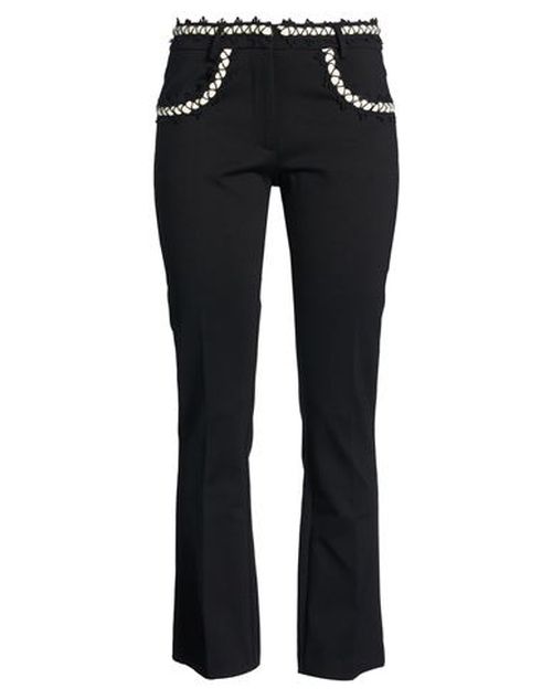 Woman Pants Black Size 12 Viscose, Nylon, Elastane