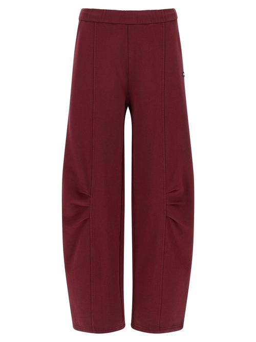 Maroon Terry Back joggers