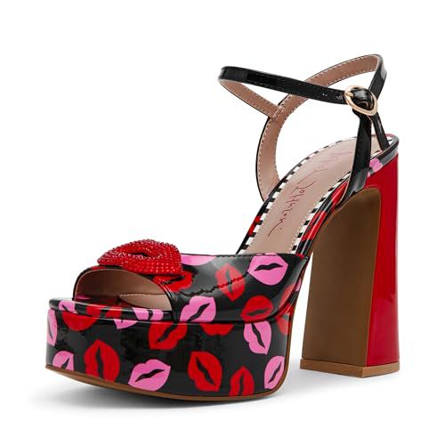 Betsey Johnson Women's Allyson Platform Heeled Sandal