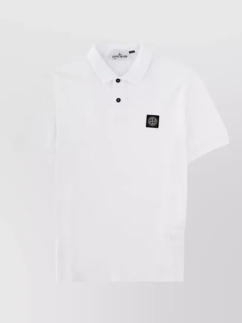Stone Island - cotton polo shirt