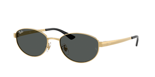 RAY-BAN Unisex Sunglasses RB3774D  -  Frame color: Arista Gold, Lens color: Dark Green Polarized