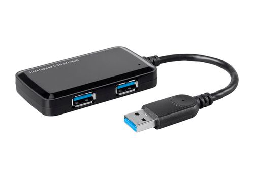 Mini 4-port USB 3.0 Travel Hub