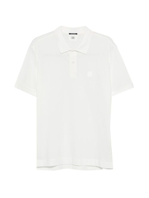 C. p. Company Short Sleeve Patch Detail Button Placket Point Collar Shirt