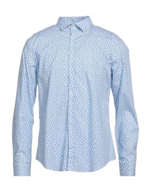 At. p.co Man Shirt White Size 14 ½ Cotton, Elastane
