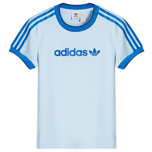 Women's Badge Slim T-Shirt in Clear Sky