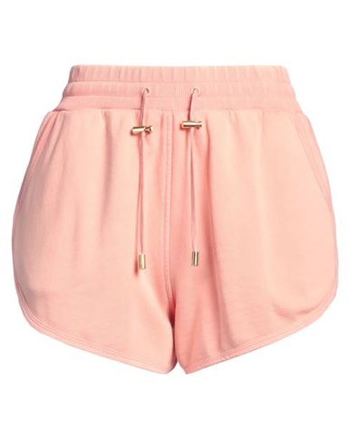 Woman Shorts & Bermuda Shorts Salmon pink Size M Cotton, Elastane