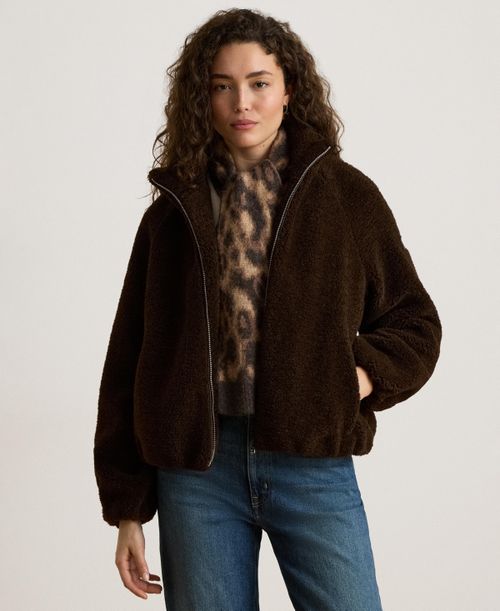 Women's Collar Jacket - Circuit Brown