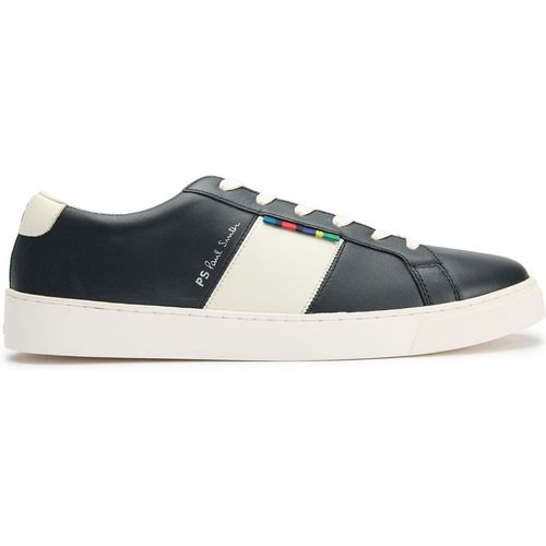 Paul Smith Mens Beech Trainers - Blue Leather