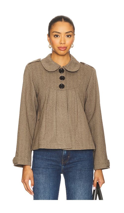 NIIHAI The Tilly Jacket in Taupe. -  S also in L