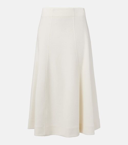 Knitted midi skirt
