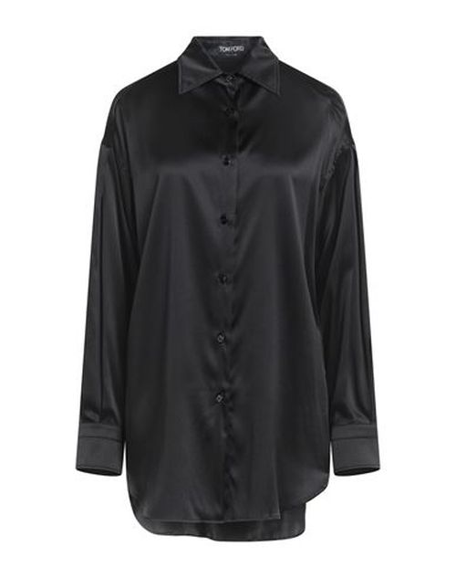 Woman Shirt Black Size 2 Silk, Lyocell
