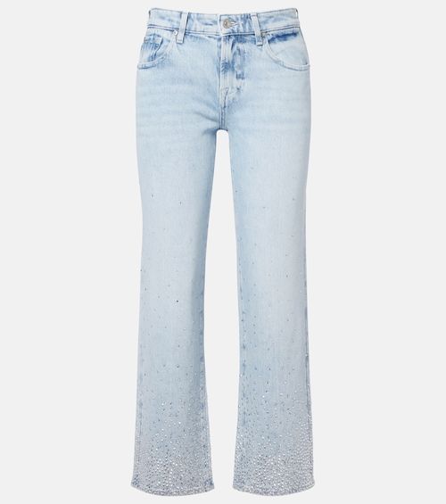 Calie embellished straight jeans