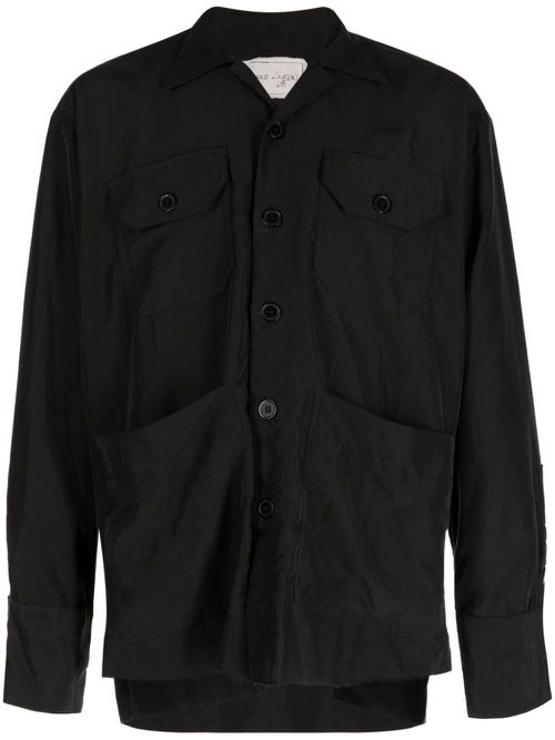 Souvenir Boxy Studio button-up shirt - Black