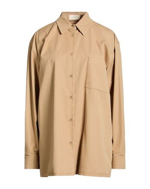 Woman Shirt Beige Size 4 Cotton, Cashmere