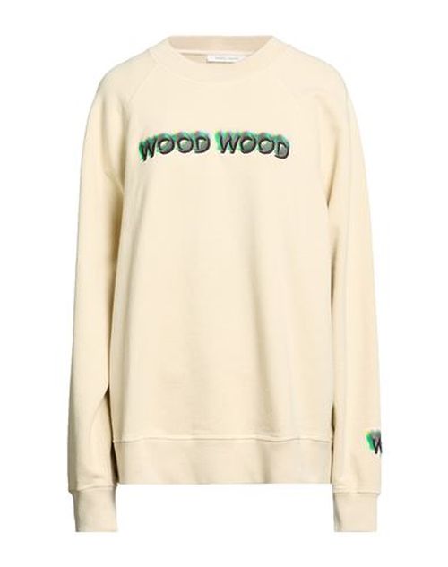 Woman Sweatshirt Beige Size XL Cotton