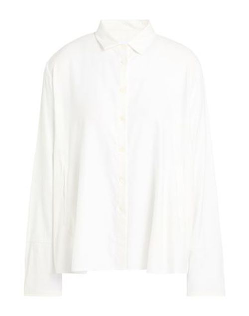 Woman Shirt White Size M Cotton, Tencel