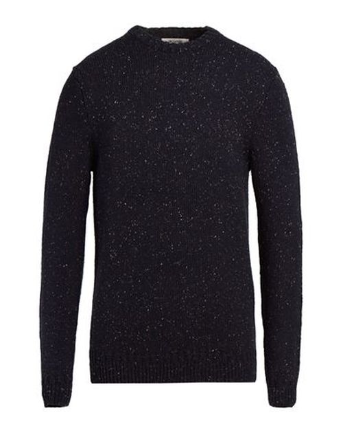 Man Sweater Midnight blue Size L Cotton, Nylon, Merino Wool
