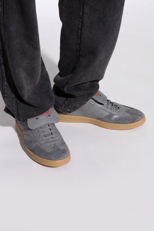 Sports Shoes With Logo, Men's, Grey