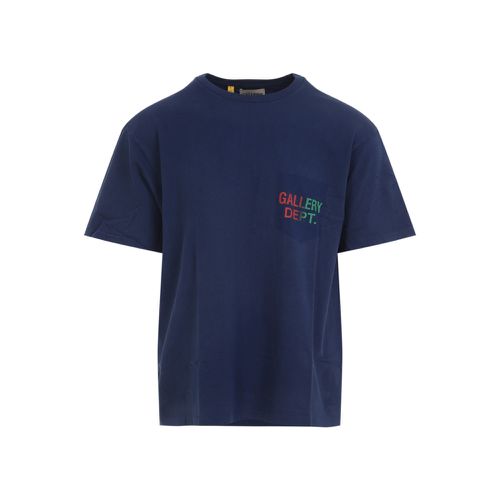 Navy Blue Cotton Boardwalk Tee