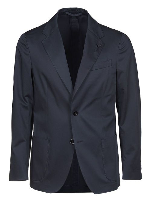 Single-breasted blazer - Blue