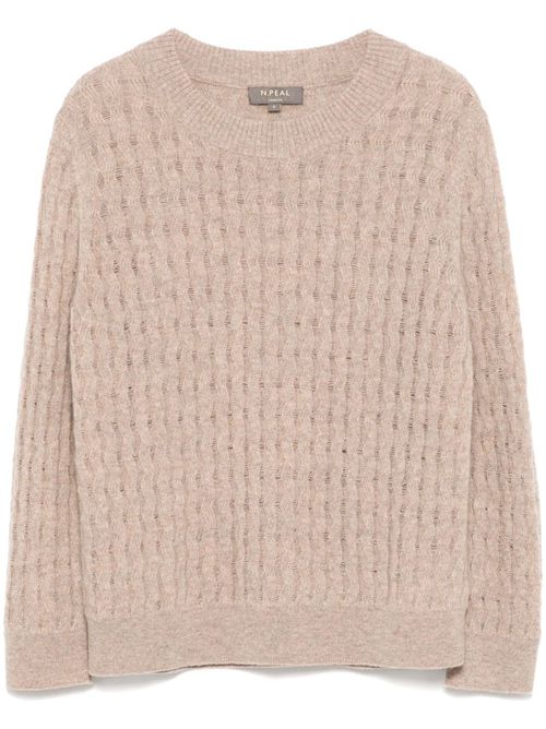 Moving Rib sweater - Brown