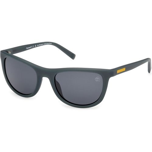 Timberland Hombre Timberland TB00058 97D Gafas de sol Inyectado Verde Fumar Cuadrada Polarizado